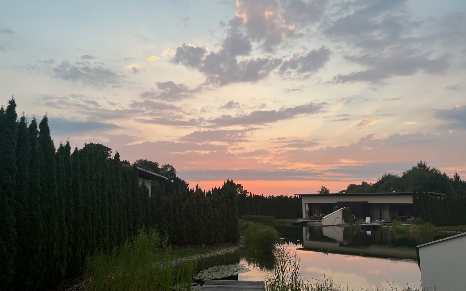 Retreat Location Abendstimmung